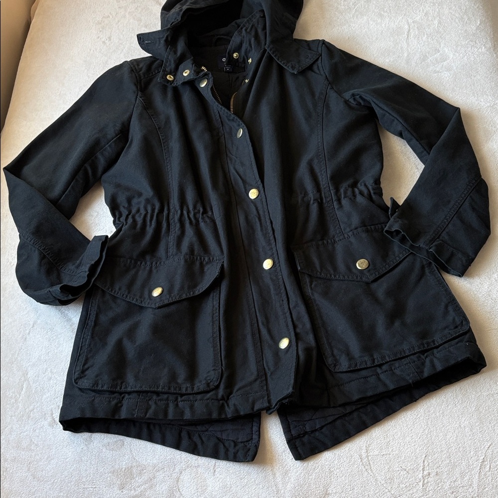Women's Black Hooded Jacket